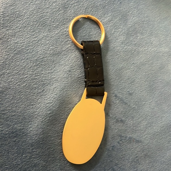 Black leather Sharif key chain - Picture 2 of 2